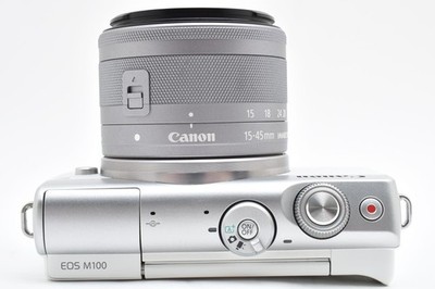 Canon EOS M100 Digital Camera EF-M 15-45mm Lens From Japan [Exc+++