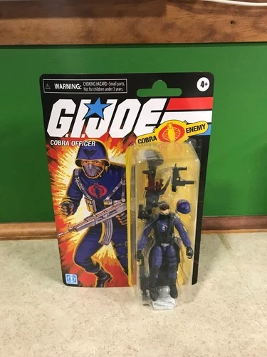 HASBRO Walmart Retro Series 3.75" Figure NIP G.I. Joe - Cobra Officer