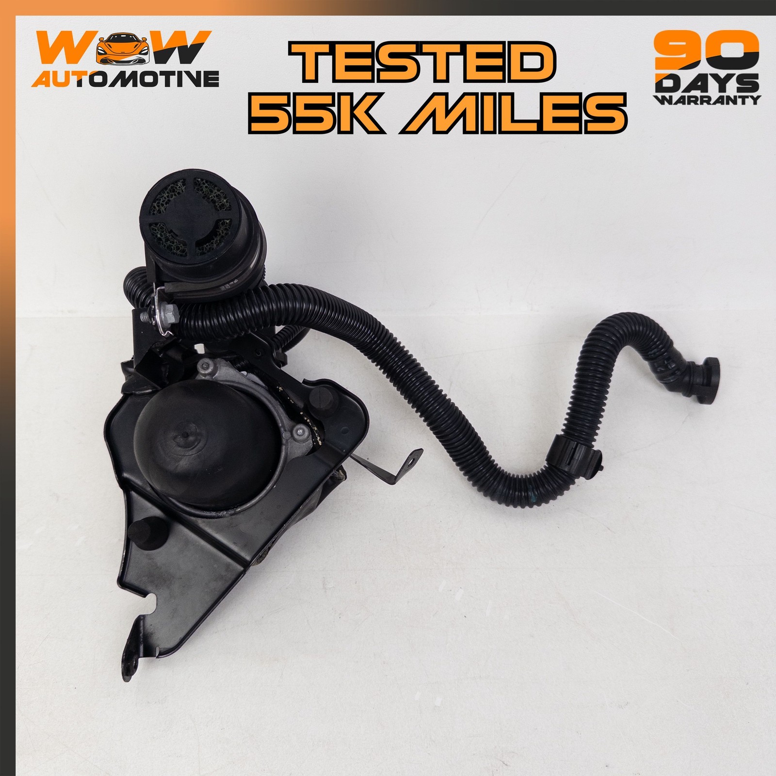 04-17 BENTLEY CONTINENTAL GTC FRONT SECONDARY AIR FILTER SMOG PUMP HOSE PIPE OEM