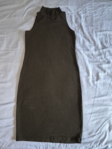Women Dress Black Cotton 36