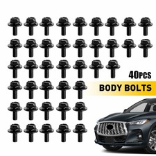 40x Car Body Bolts Screw Fastener Fender M6-1.0x 16mm Long-10mm Hex- 17mm Washer 40x Car Body Bolts Screw Fastener Fender M6-1.0x 16mm Long-10mm Hex- 17mm Washer