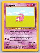 1999 POKEMON SLOWPOKE FOSSIL 55/62 UNLIMITED C NM A88897 FREE S&H on eBay