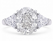 RARE 5.00 Ct Certified Oval Shape Natural Whi...