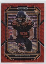 2023 Panini Prizm Draft Picks Ruby Wave Prizm Andrei Iosivas #196 1i1l