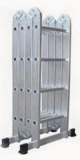 4.7m Multi Purpose Folding Aluminium Ladder. Folded In 4.