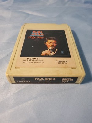 8 Track Tape Paul Anka My Way 1974 Pickwick C8S-0616 Untested 