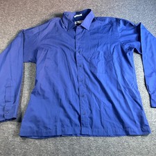 Vintage Pierre Cardin Men  s Shirt Blue Button Down XL Made in Korea