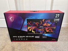 MSI MPG 272URX QD-OLED 27" UHD Gaming Monitor, 240Hz/0.03ms HDR 400 G-SYNC