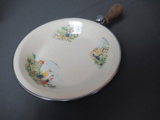 Antique Nursery Rhyme Warming Dish - Infant - Farberware - Ca 1920's - j5 sb