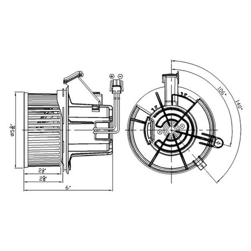 Mercedes-Benz SLS AMG GT 2011-2015 Front Blower motor Photo - $53
