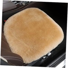 Fluffy Genuine Australia Sheepskin Car Seat Cover Front 20 20inchs Honey Beige