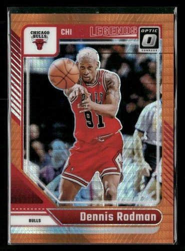 2024-25 Donruss Optic #241 Dennis Rodman Hyper Orange #/299