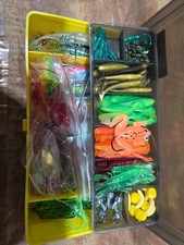 Tackle Box with A Wide Variety of Fishing Lures,  NEW.