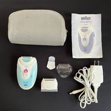 Braun Silk Epil Xelle Model 5270 Hair Removal W  Attachment Manual  Case WORKS