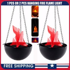 1 / 2 PCS Hanging Fire Flame Light Hanging Flame Light Fake Fire Night Light