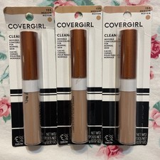 3~Covergirl Clean Invisible Concealer Color 155 Medium New Carded Retired HTF