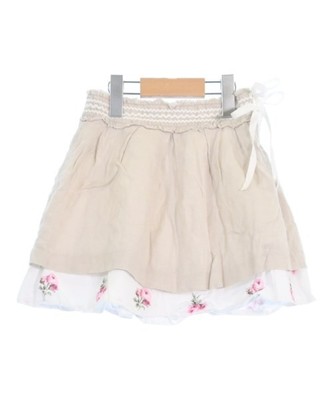 simonetta mini Skirts (Other) BeigexWhite 130(9T10T) 2200559596339