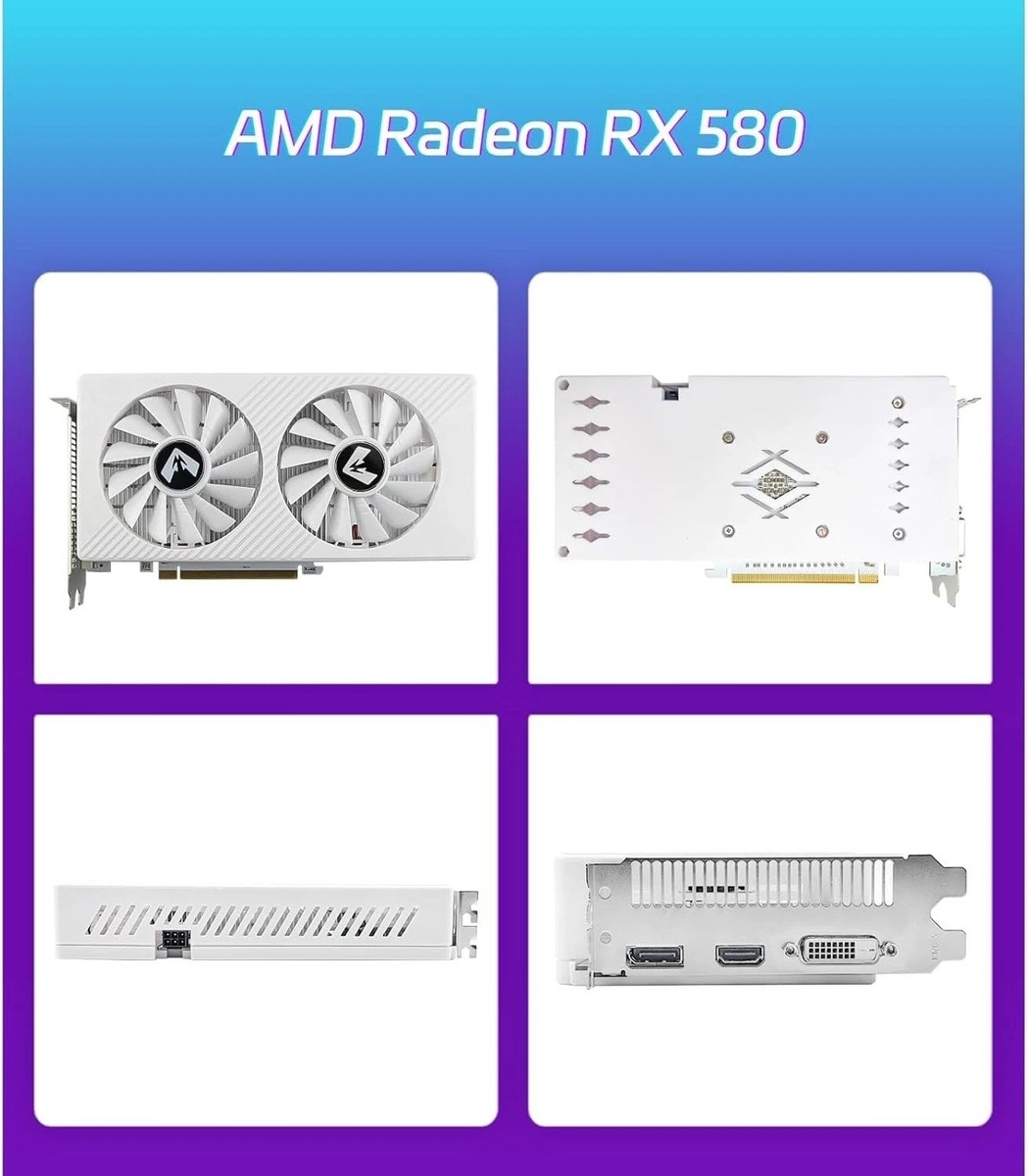 AMD Radeon RX 580 8GB Graphics Card for Gaming- | eBay