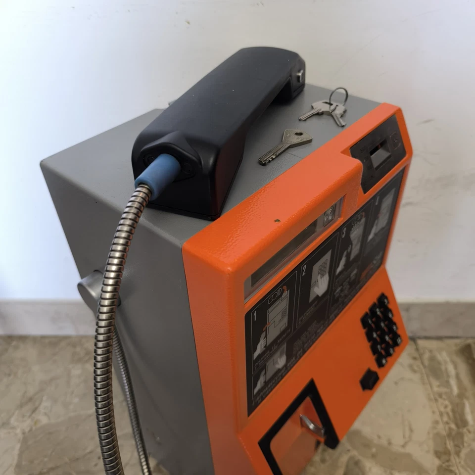 Telefono Pubblico A Gettoni Rotor SIP (Mai Usato - Fondo Di Magazzino) - Immagine 4 di 4