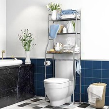 3-Tier Over The Toilet Storage, Over Toilet Bathroom Organizer, Freestanding ...