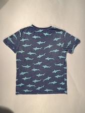 Old Navy Boys' Short Sleeve Crew Neck Shark Pattern T-Shirt Boys XL 14-16