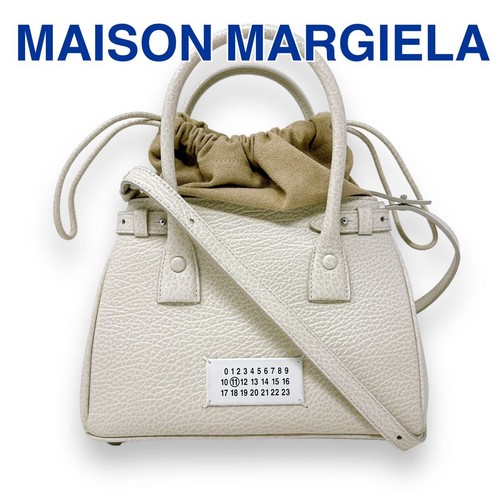 Maison Margiela Tote Bag 5AC Drawstring Mini Off White MAISON MARGIELA Handbag S