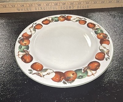 D.C. Brown & Co Apples & Warblers 7.5  Salad Plate Majesticware Oneida 2001