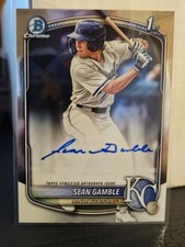 2025 Bowman Draft - Chrome Prospect Autographs Sean Gamble