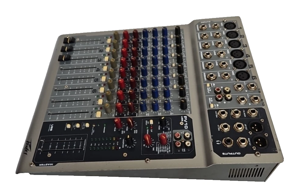 Peavey PV10 USB 10-Channel mixer Tidy Tested & Working - Image 3 of 4