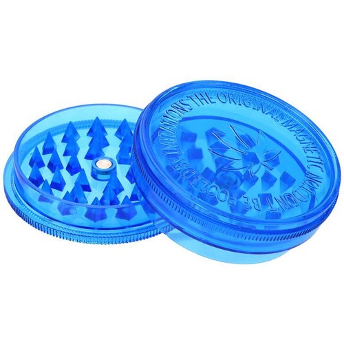 New Plastic Herb Tobacco Grinder Herb Crusher Spice Smoking 3 Layer 6cm Cutter - Bild 1 von 5