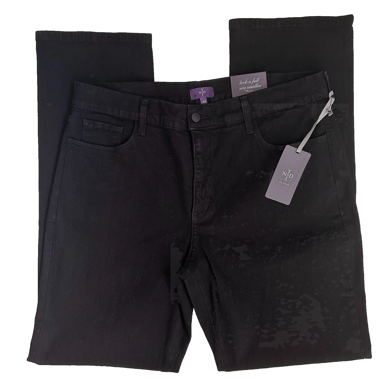 Pantalones de Algodón NYDJ Negro para Mujeres