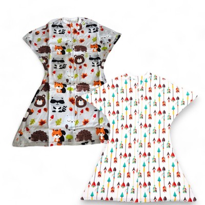 2-PACK Zipadee Zip Sleeping Baby Swaddle Transition XS 3-6 Months