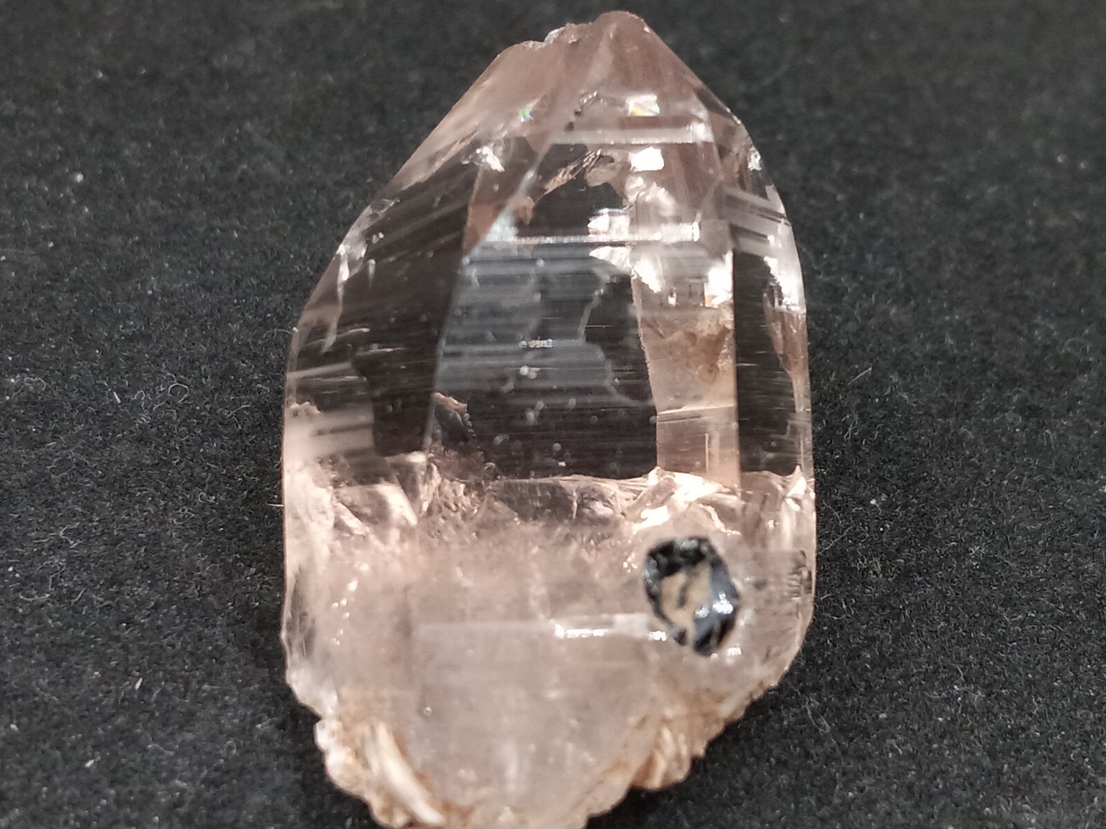 Transparent Smoky Quartz with Black Tourmaline and Mica from Pakistan 🇵🇰
