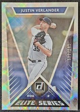 2020 Justin Verlander Houston Astros MLB Panini Donruss Elite 166/349 Card #E-7