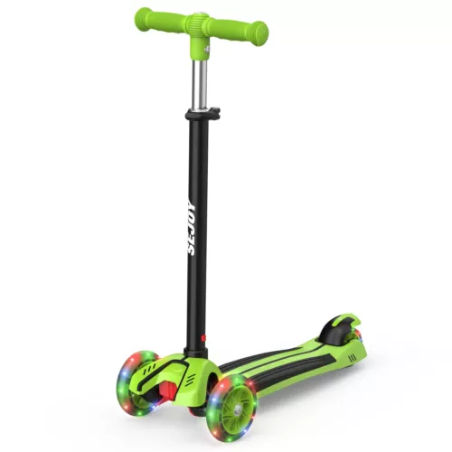SEJOY Kinderroller ab 2-8 Jahre LED Räder Dreiradscooter Scooter Kinderscooter