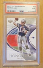 2003 Upper Deck Honor Roll Tom Brady #59 PSA 9 MINT PATRIOTS