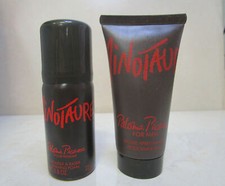Paloma Picasso Pour Homme Minotaure Shaving Foam .8oz  After Shave Balm 1.7oz