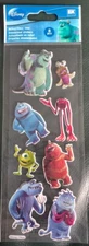 Disney Pixar Monsters Inc Stickers Boo Mike Sully Dimensional EK Success NIP
