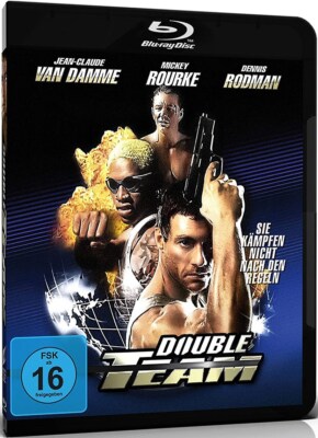 Blu-ray DOUBLE TEAM # Jean-Claude Van Damme, Mickey Rourke, Dennis Rodman ++NEU