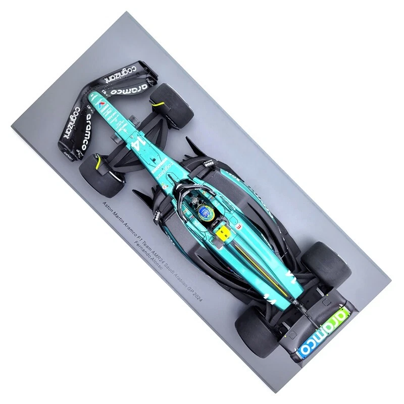 2024 Fernando Alonso Aston Martin F1 Team AMR24 Arabia Saudita - 1/18 Spark M... - Immagine 3 di 3