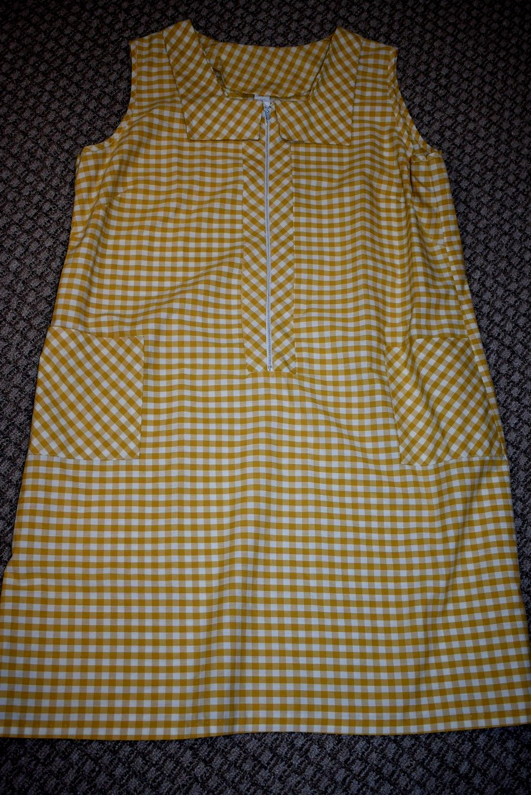 (THML) The Devion Gingham Zip Dress-Red main image 1