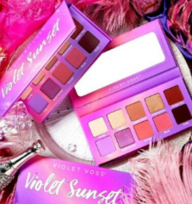 NEW VIOLET VOSS VIOLET SUNSET PALETTE COLORFUL, FUN AND VIBRANT RETAILS $39 TAX