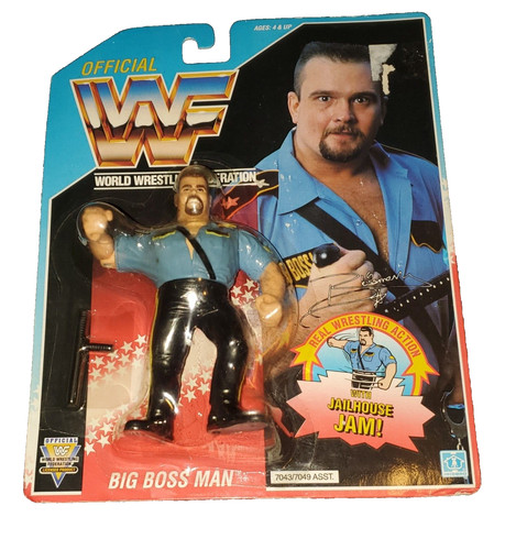 WWF The Big Boss Man MOC HASBRO series 3 Wrestling...