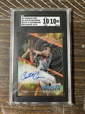 2021 Bowman's Best of Gold Lava Refractor /75 Colton Cowser Auto SGC 10/10