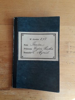 LA MURE (38) livret de cotisations des ouvriers mineurs 1910 attribué à M.FAVIER