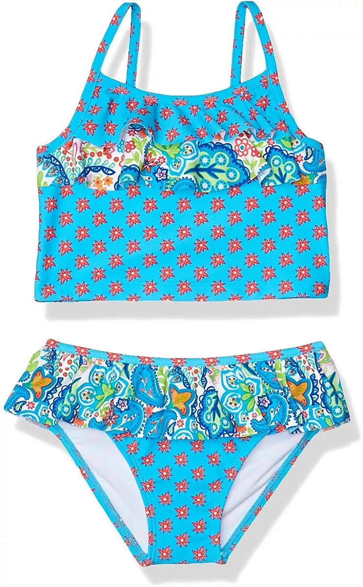 NWT Tommy Bahama Girls' 2-Piece Bikini Swimsuit Bathing Size 14