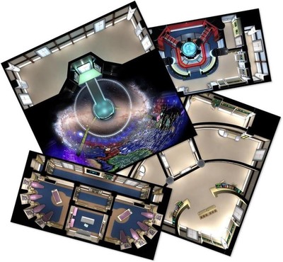 Modiphius MUH051076 Next Generation Starfleet Deck Tiles Star Trek Adventures Ac