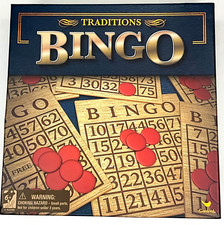 Vintage Cardinal Traditions Bingo Set Multiplayer Board Game - Free Shipping