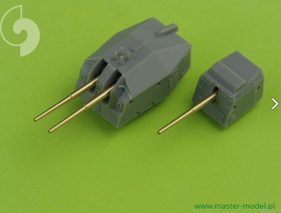 Master 350SM061 German Cacciatorpediniere Z-39 (1945) - 150mm (4pcs),37mm C/30 - Immagine 2 di 2