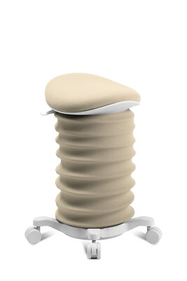 Topstar Sitness 4D Hocker mit Rollen beige aktiv sitzen ergonomisch beweglich